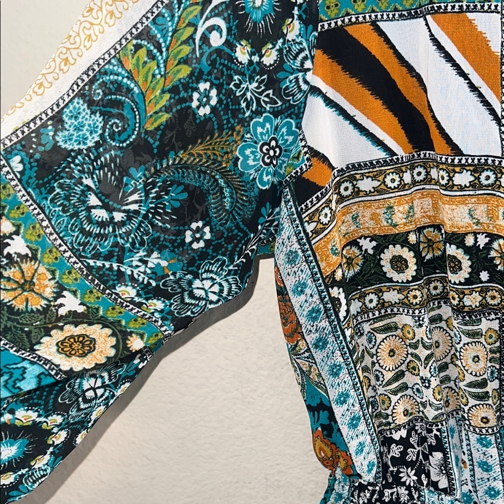 Enfocus Studio Multicolor Patchwork Top - Picture 5 of 9